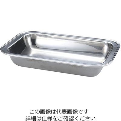 アズワン 18ー8深型フードパン(ウォーターパン)手無 角 62-3829-76 1個（直送品）