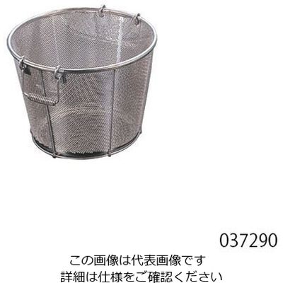 アズワン BK 18ー8パンチング深型ざる 48cm 穴径φ2mm 把手A 62-3818-09 1個（直送品）