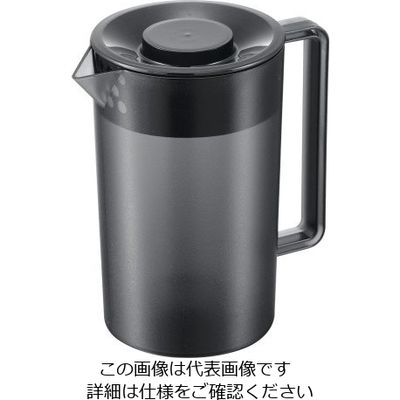 丸山ステンレス Be ウォーターポット ブラック Be-901 1個 62-3881-04（直送品）