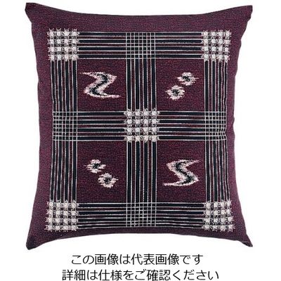 遠藤商事 綿 座布団IT やまと格子184 赤 550×510 カバーのみ 62-6306-91 1個（直送品）