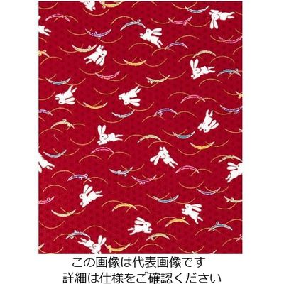 遠藤商事 綿 座布団HY ウサギ51052 赤 550×510 カバーのみ 62-6307-19 1個（直送品）