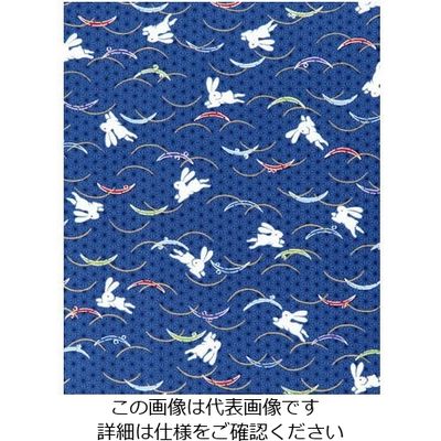 遠藤商事 綿 座布団HY ウサギ51052 青 460×460 カバーのみ 62-6307-28 1個（直送品）