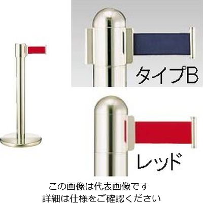 遠藤商事 ガイドポールベルトタイプ B(H900mm)レッド 62-6312-55 1個（直送品）
