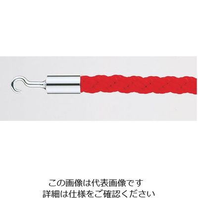 遠藤商事 パーティションロープ Aタイプ 30C レッド 62-6313-35 1個（直送品）