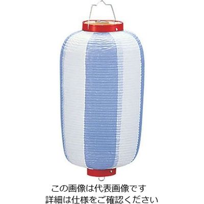 アズワン ビニール提灯長型 《9号》 青/白 b4 62-6320-98 1個（直送品）