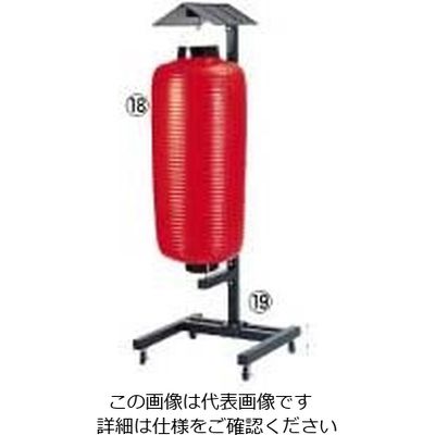 高山商店 ビニール提灯 大看板 赤ベタ b135 62-6321-23 1個（直送品）