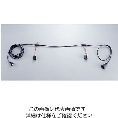 高山商店 提灯コード (金網ガード無・電球別売) 4灯用 62-6321-30 1個（直送品）