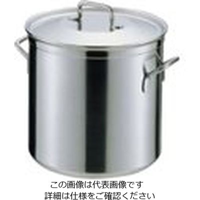 Sitram Usa シットラムイノックス18ー10寸胴鍋 三重底 (蓋付) 40cm 62-6335-24 1個（直送品）