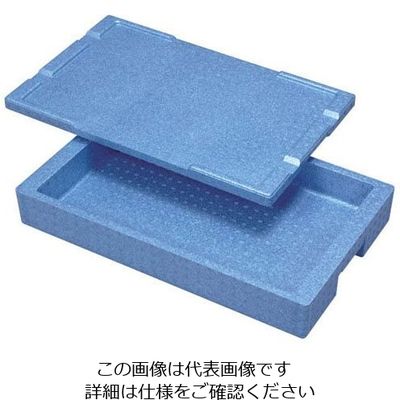 遠藤商事 料理用保冷・保温コンテナー浅型 62-6377-64 1個（直送品）
