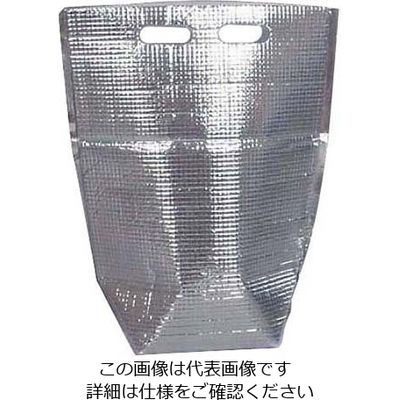 新日本ケミカル・オーナメント工業 保冷・保温袋 アルバック 自立式袋 (50枚入) Lサイズ 62-6378-38 1ケース(50枚)（直送品）