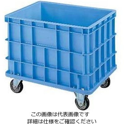 遠藤商事 ボックスコンテナ キャスター付 S-200 1個 62-6379-70（直送品）