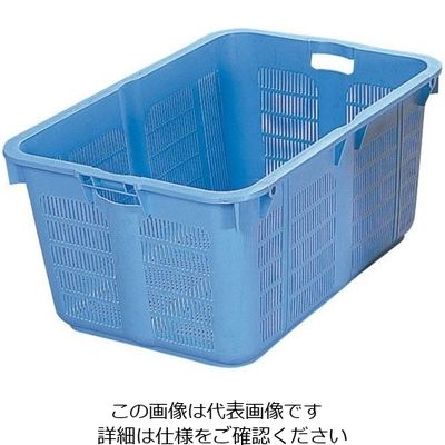 岐阜プラスチック工業 リス プラスケット No.1200 ブルー 62-6380-02 1個（直送品）