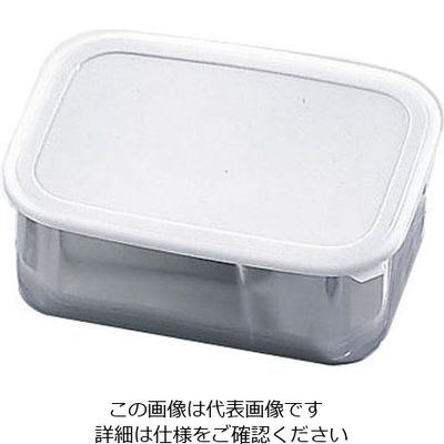 遠藤商事 キッチンバット深型 中 (半透明ポリ蓋式) 62-6388-71 1個（直送品）