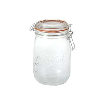 OwensーIllinois ル・パルフェ ガラス ボーカルジャー 1L 960509 1個 62-6392-43（直送品）