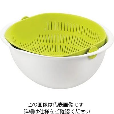 曙産業 ミラくるザル・ボウル 大 グリーン MZー3510 62-6397-48 1個（直送品）