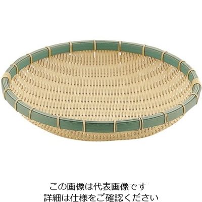 トーダイ PP 竹 丸型 深ざる 18型 62-6402-80 1個（直送品）