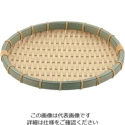 トーダイ PP 竹 丸型 浅ざる 40型 62-6402-91 1個（直送品）