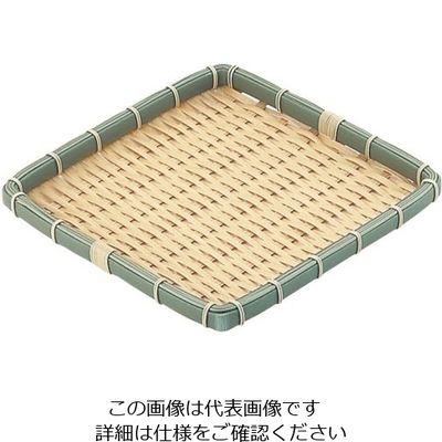 トーダイ PP 竹 角型 浅ざる 23型 62-6403-03 1個（直送品）