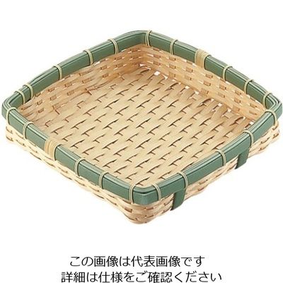 トーダイ PP 竹 角型 深ざる 30型 62-6403-08 1個（直送品）