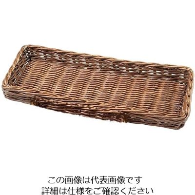 遠藤商事 紅籐籠 平400 62-6404-04 1個（直送品）