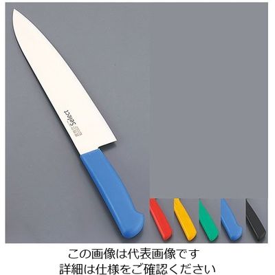 遠藤商事 カラーセレクト 牛刀(両刃) 3015ーBK 21cmブラック 62-6419-85 1個（直送品）