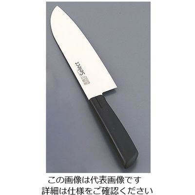 遠藤商事 カラーセレクト三徳包丁(両刃)16.5cm 3013ーBK ブラック 62-6419-95 1個（直送品）