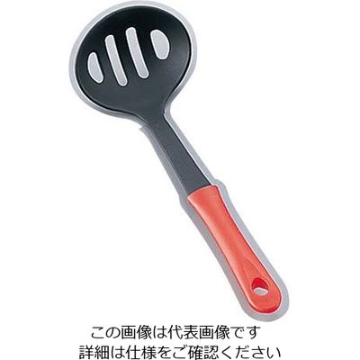 アルティス ミニキッチン ナイロン穴明きお玉 赤 62-6457-19 1個（直送品）