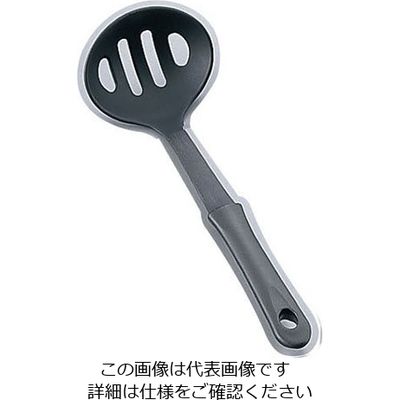 アルティス ミニキッチン ナイロン穴明きお玉 黒 62-6457-21 1個（直送品）