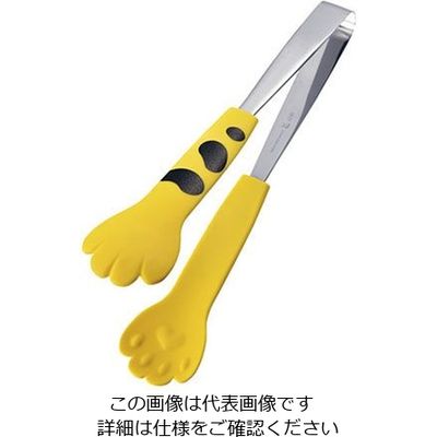 田辺金具 18ー0でかにゃんこトング たま 黄 2525 62-6461-43 1個（直送品）