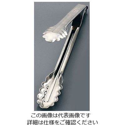 アズワン 18ー0エドランド万能トング ストッパー付 中 62-6459-46 1個（直送品）