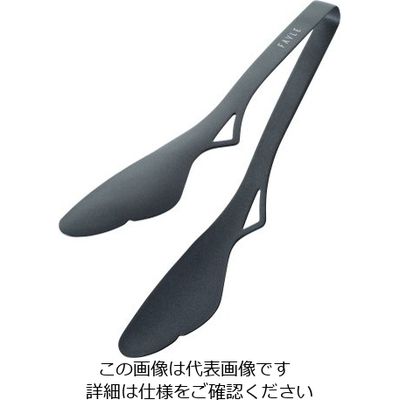 田辺金具 18ー0 スマートトング 蝶(チョウ)ブラック 62-6461-35 1個（直送品）