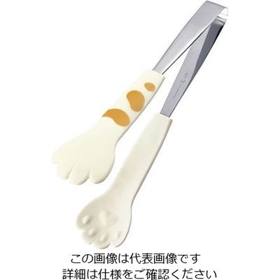 田辺金具 18ー0でかにゃんこトング たま 白 2501 62-6461-41 1個（直送品）