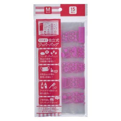 ジャパックス KP101スタンディングシッパーバッグM 4562161955019 1個(15枚)（直送品）