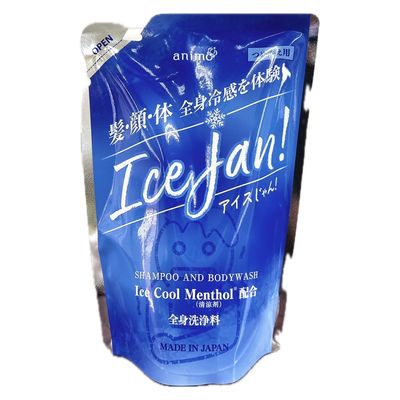 ロケット石鹸 全身洗浄料ICEじゃん詰替用 4571113802158 1個(350ML)（直送品）