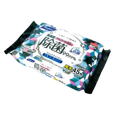 Life-do.Plus リファイン高濃度アルコール45枚 4589506155224 1個(45枚)（直送品）