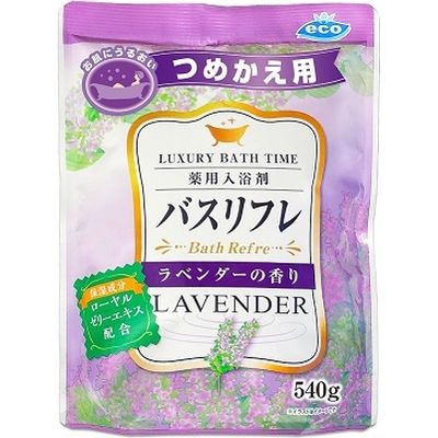 ライオンケミカル バスリフレ薬用入浴剤つめかえ用ラベンダーの香り 4900480227750 1個(540G)（直送品）