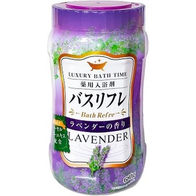 ライオンケミカル バスリフレ薬用入浴剤ラベンダーの香り 4900480227842 1個(680G)（直送品）