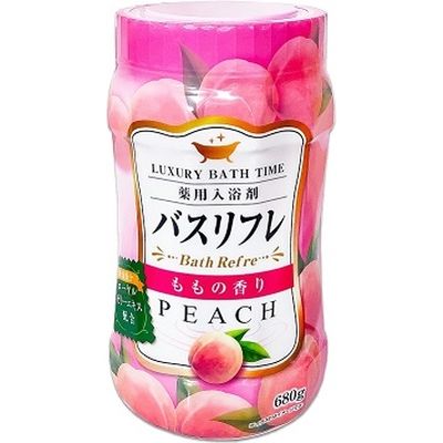 ライオンケミカル バスリフレ薬用入浴剤桃の香り 4900480227859 1個(680G)（直送品）