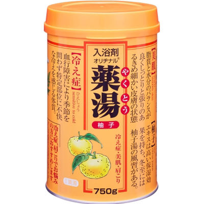 オリヂナル オリヂナル薬湯 ユズ 4901180023505 1個(750G)（直送品）