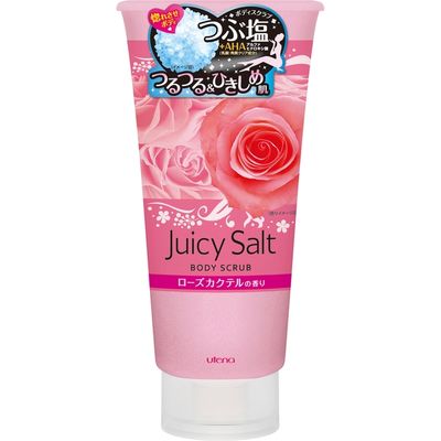 ウテナ ジューシィソルト ボディスクラブ ローズ 4901234393516 1個(300G)（直送品）