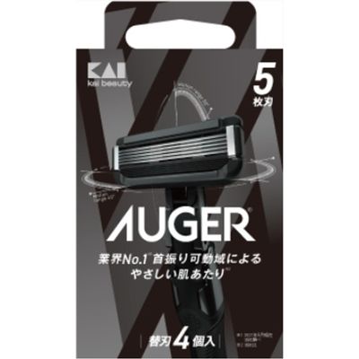 貝印 AUGER替刃 4901331002045 1パック(4個入)（直送品）