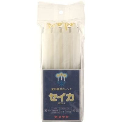 カメヤマ カメヤマ聖火印変形黄芯15号（角袋） 4901435082592 1個(560G)（直送品）