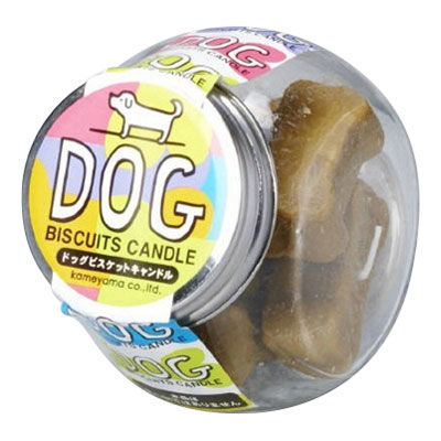 カメヤマ ドッグビスケットキャンドル 4901435889566 1個(90G)（直送品）