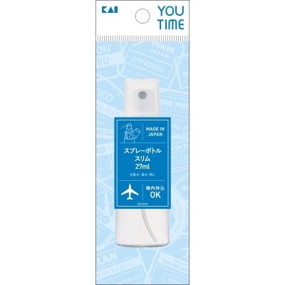 貝印 KC1310 スプレーボトル スリム27ml 4901601070347 1個（直送品）