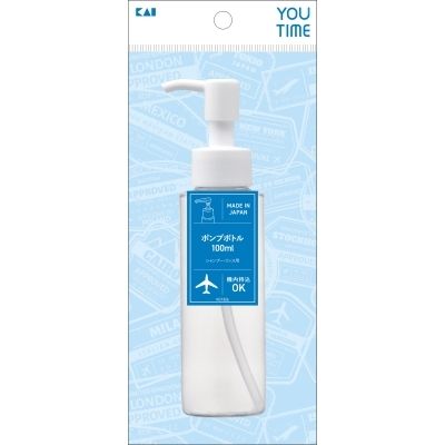 貝印 KC1326 ポンプボトル100ml 4901601070507 1個（直送品）