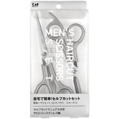貝印 ＫＱ３２０５　メンズヘアカットセット（マニュアル付） 4901601076363 1個(1本)（直送品）