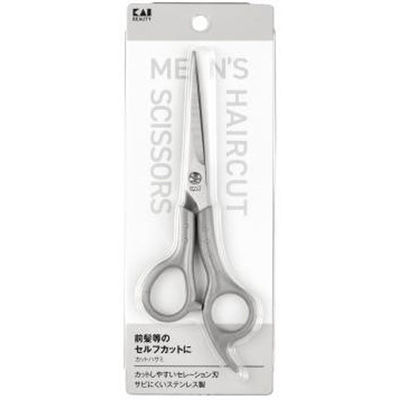 貝印 ＫＱ３２０６　メンズヘアカットハサミ 4901601076370 1個(1本)（直送品）