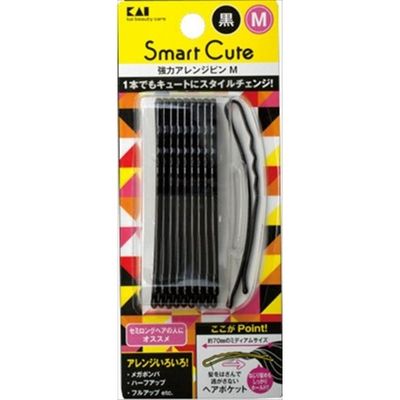 貝印 HC3324 SC 強力アレンジピンM（黒） 4901601282177 1個（直送品）