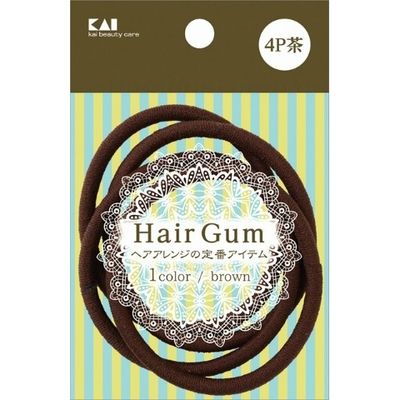 貝印 KQ0016ヘップリング 茶 4P 4901601302813 1パック(4個入)（直送品）