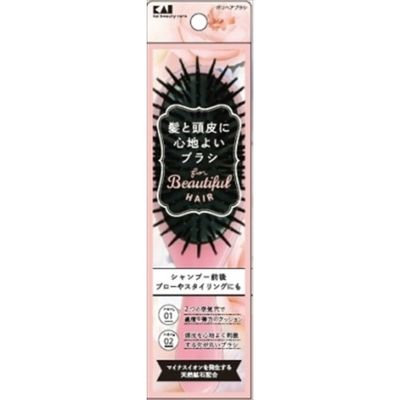 貝印 KQ3109ポリヘアブラシ髪と頭皮に心地よいブラシ 4901601303032 1個(1本)（直送品）